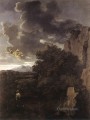 Hagar and the Angel classical painter Nicolas Poussin